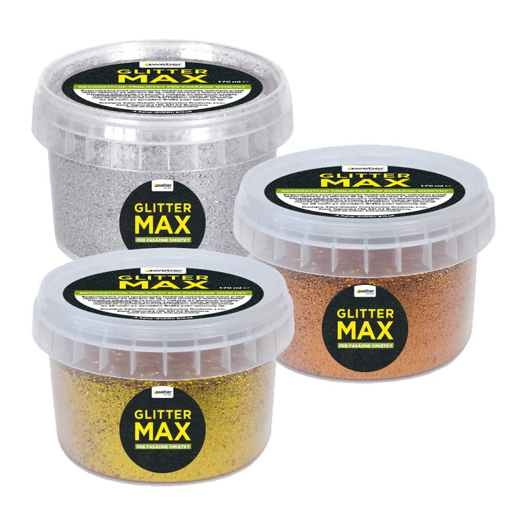 Weber Glitter MAX - silver, bronze, gold