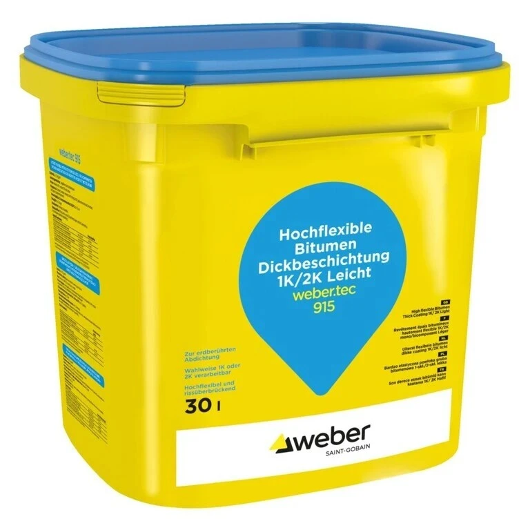 webertec 915 - strednovrstvová hydroizolácia spodnej stavby