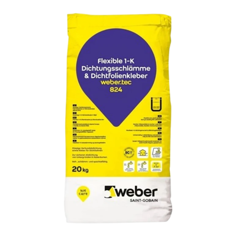weber.tec 824 - Hydroizolačná cementová stierka