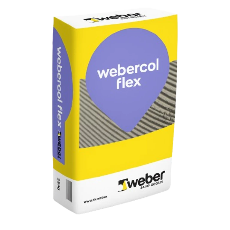 webercol flex - cementové lepidlo s vysokou prídržnosťou