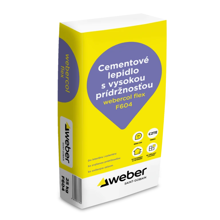 webercol flex - cementové lepidlo s vysokou prídržnosťou