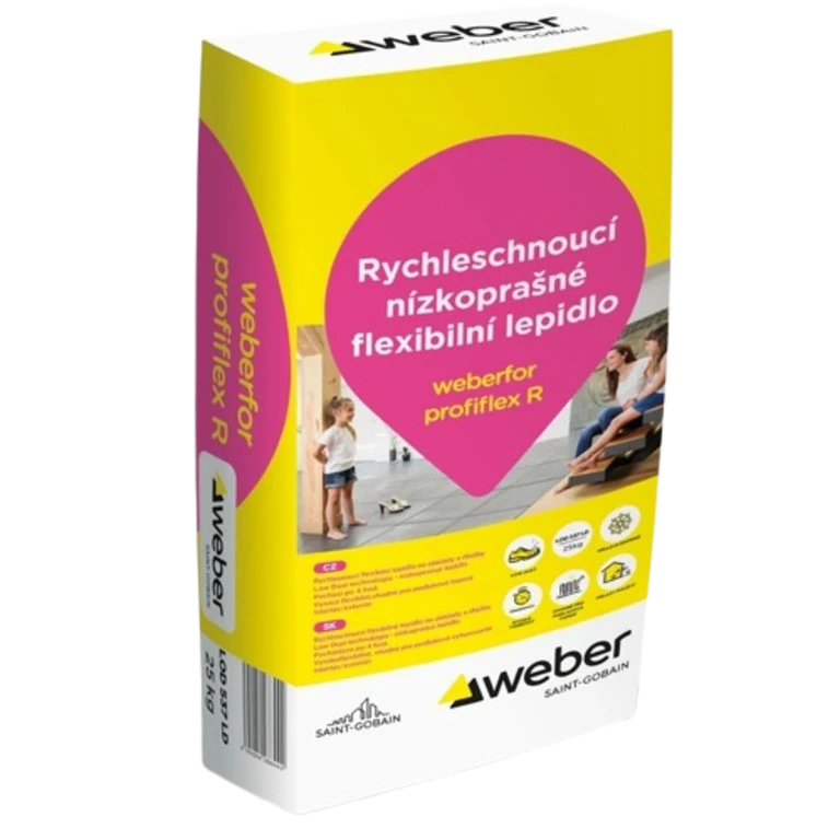 weberfor profiflex - rýchlotuhnúce lepidlo na obklady