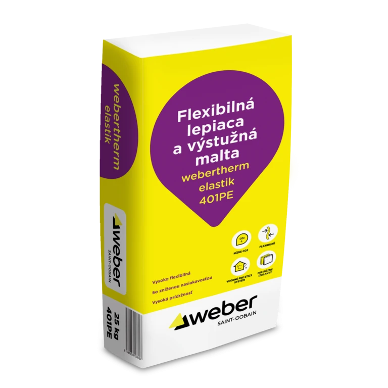 webertherm elastik - Lepiaca a výstužná malta